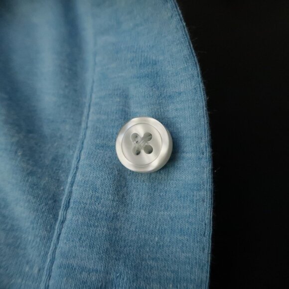 LinkSoul Blue Verrado Palm Pocket Polo (M) SOFT! 🌴 - Picture 4 of 8